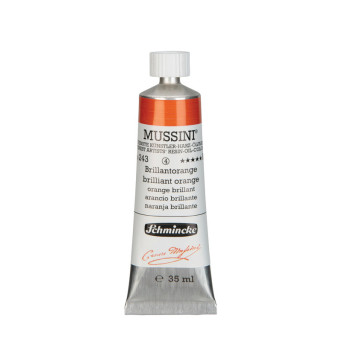 Mussini resin-oil paints - Schmincke - 243, Brilliant Orange, 35 ml