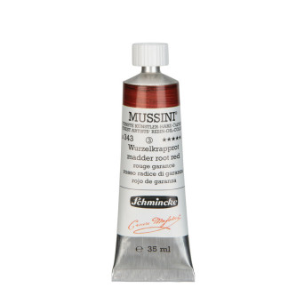Mussini resin-oil paints - Schmincke - 343, Madder Root Red, 35 ml