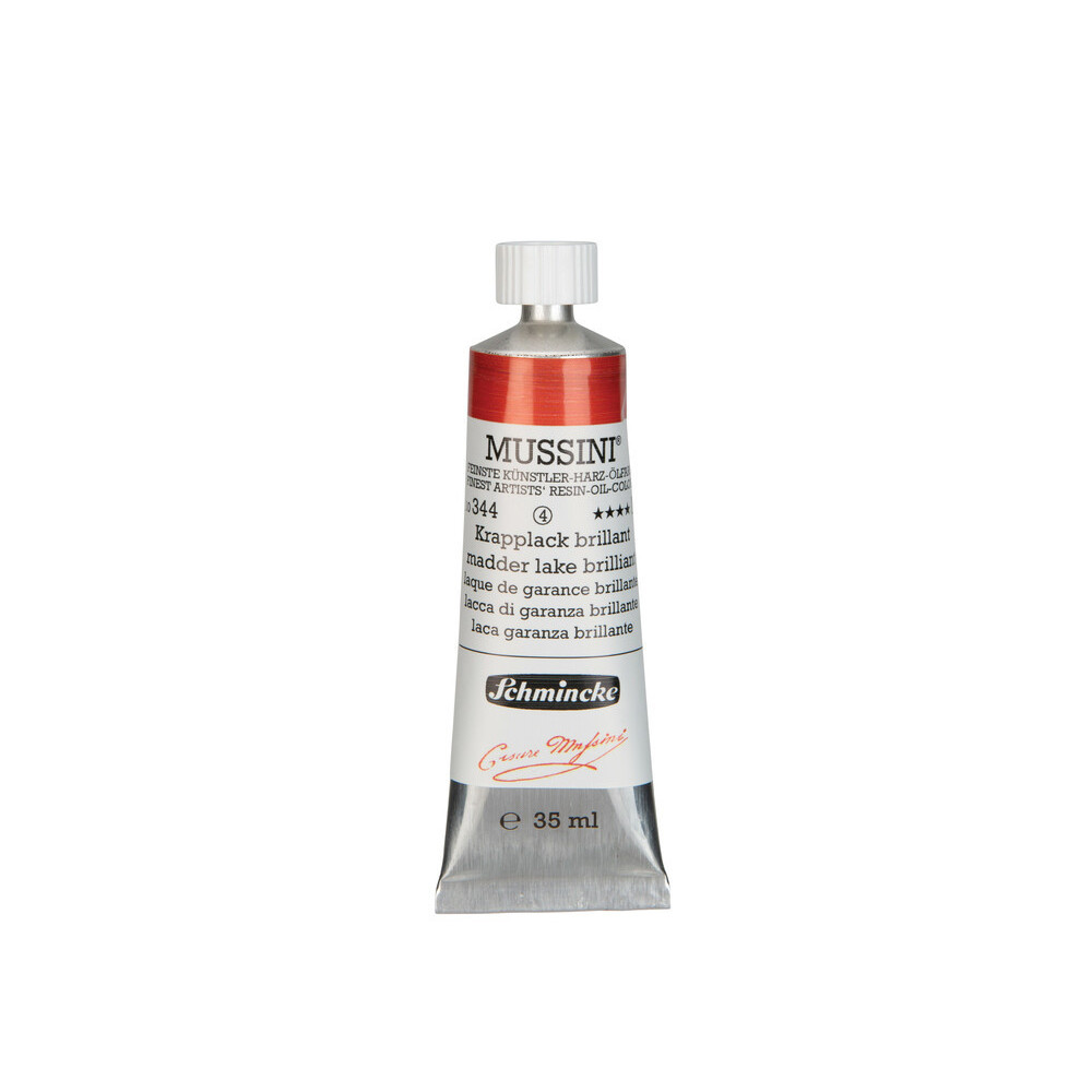 Farba olejna Mussini - Schmincke - 344, Madder Lake Brilliant, 35 ml
