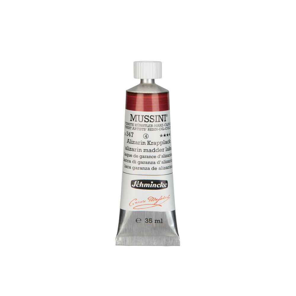 Farba olejna Mussini - Schmincke - 347, Alizarin Madder Lake, 35 ml