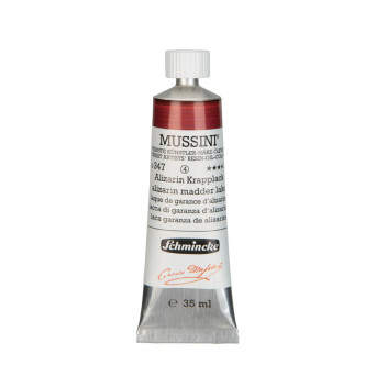 Mussini resin-oil paints - Schmincke - 347, Alizarin Madder Lake, 35 ml