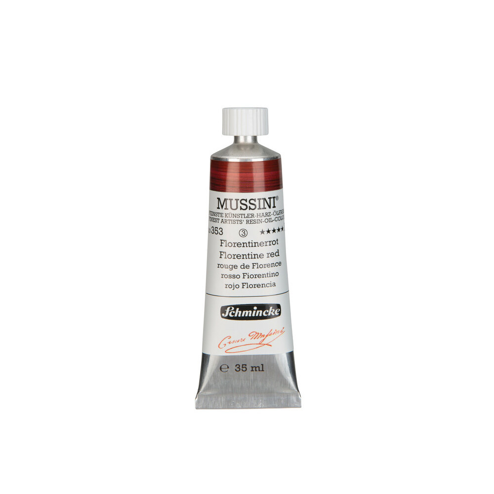 Farba olejna Mussini - Schmincke - 353, Florentine Red, 35 ml