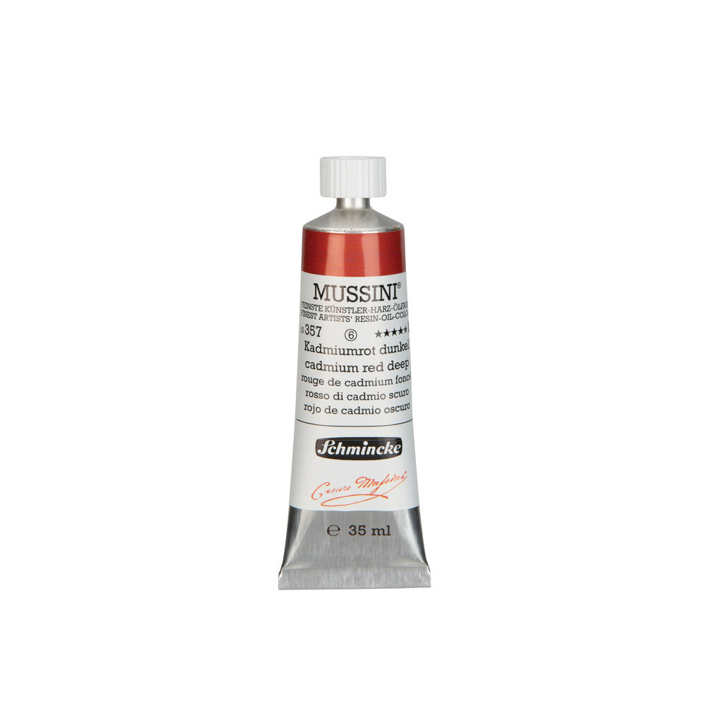 Farba olejna Mussini - Schmincke - 357, Cadmium Red Deep, 35 ml
