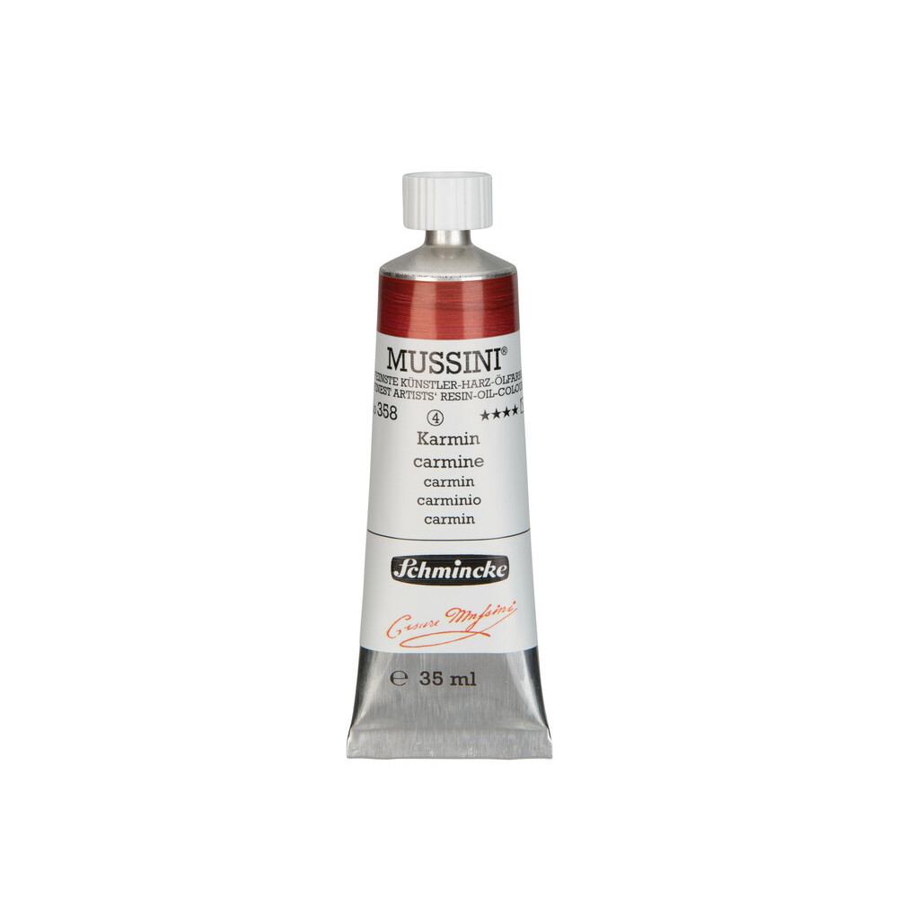 Farba olejna Mussini - Schmincke - 358, Carmine, 35 ml