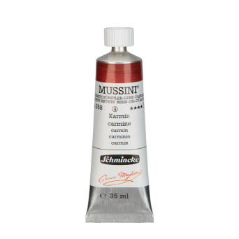 Mussini resin-oil paints - Schmincke - 358, Carmine, 35 ml