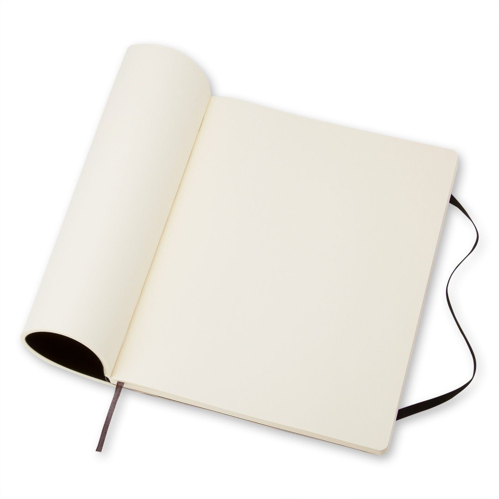 Notatnik gładki XL - Moleskine - czarny miękka okładka