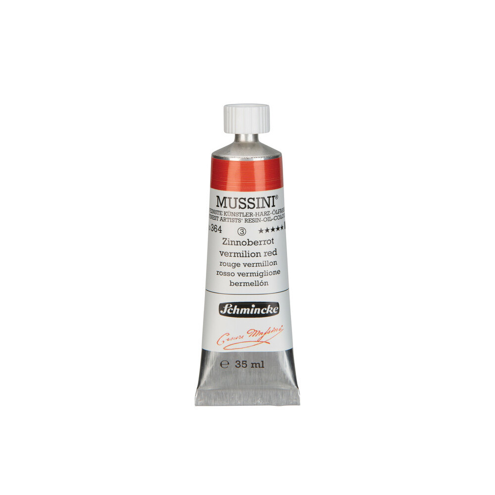 Farba olejna Mussini - Schmincke - 364, Vermilion Red, 35 ml