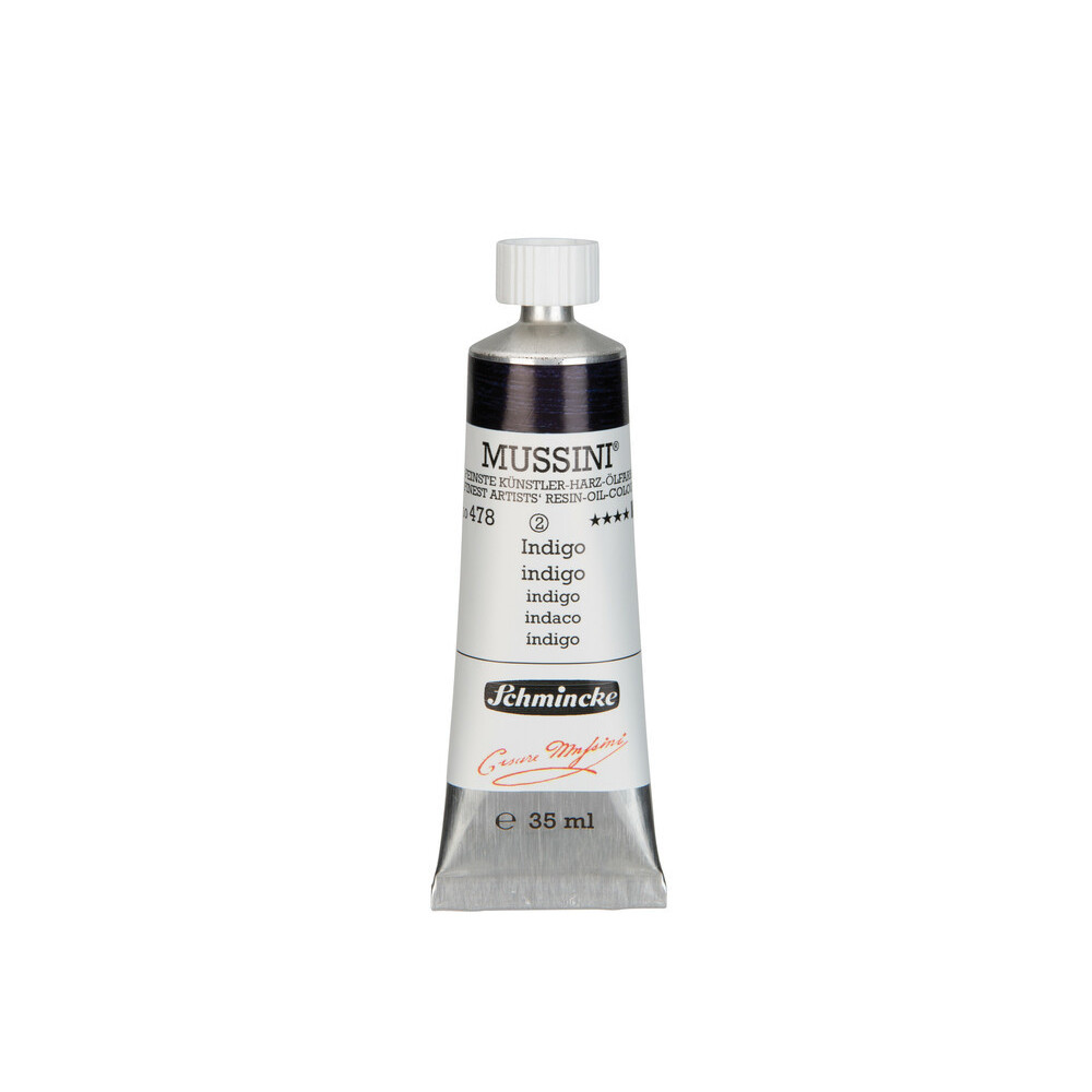 Farba olejna Mussini - Schmincke - 478, Indigo, 35 ml