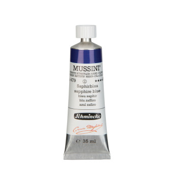 Farba olejna Mussini - Schmincke - 479, Sapphire Blue, 35 ml