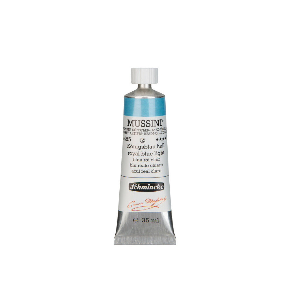 Farba olejna Mussini - Schmincke - 485, Royal Blue Light, 35 ml