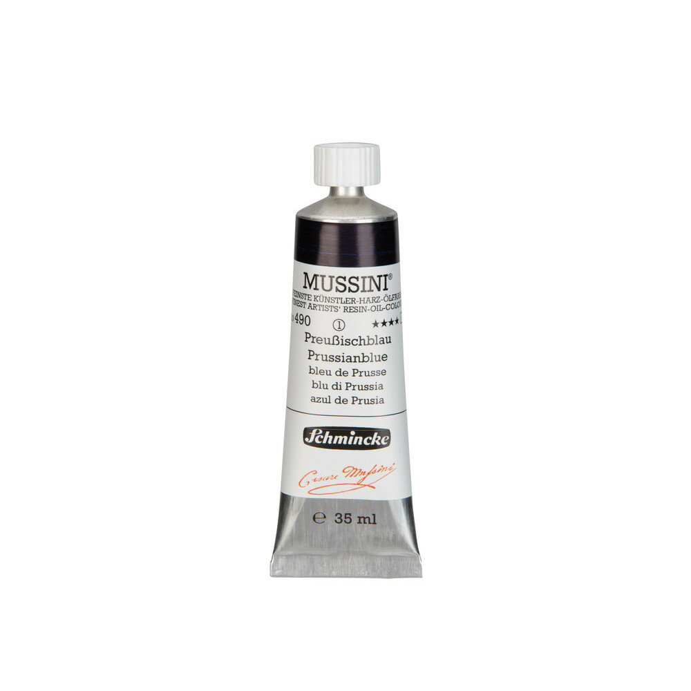 Farba olejna Mussini - Schmincke - 490, Prussian Blue, 35 ml