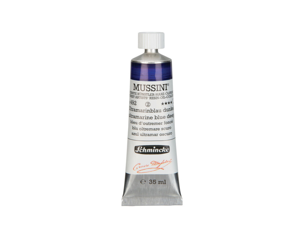 Farba olejna Mussini - Schmincke - 492, Ultramarine Blue Deep, 35 ml