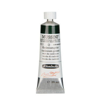 Farba olejna Mussini - Schmincke - 511, Cadmium Green, 35 ml