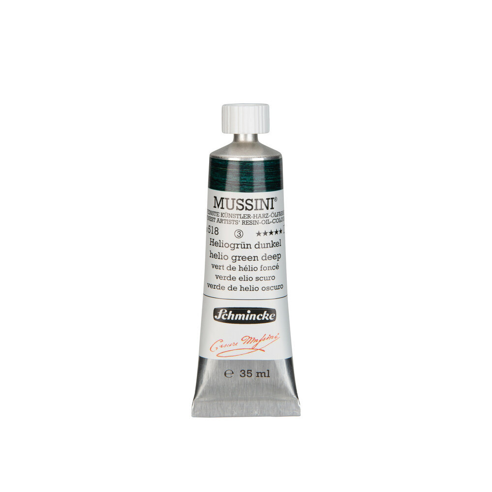 Farba olejna Mussini - Schmincke - 518, Helio Green Deep, 35 ml