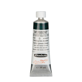 Farba olejna Mussini - Schmincke - 518, Helio Green Deep, 35 ml