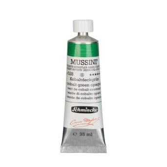 Farba olejna Mussini - Schmincke - 528, Cobalt Green Opaque, 35 ml