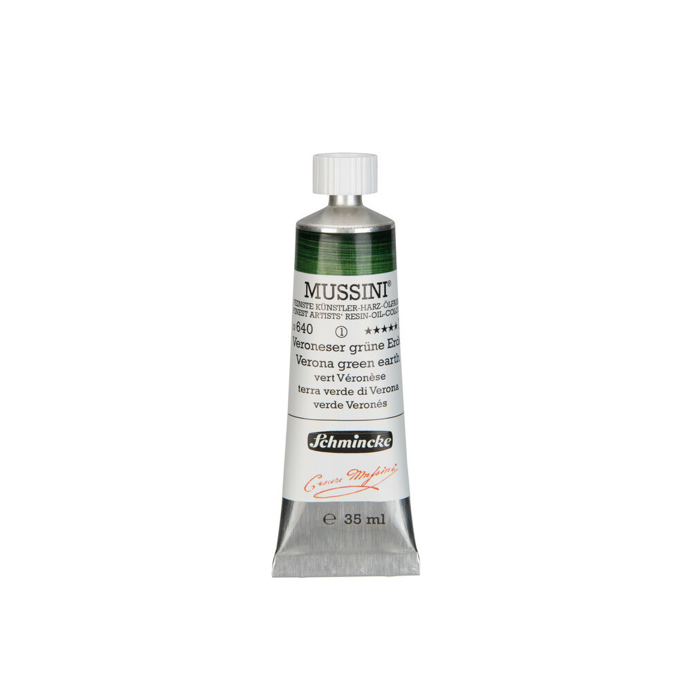 Farba olejna Mussini - Schmincke - 640, Verona Green Earth, 35 ml