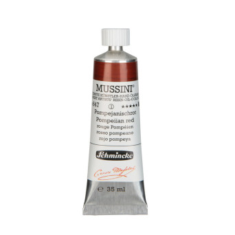 Mussini resin-oil paints - Schmincke - 647, Pompeiian Red, 35 ml