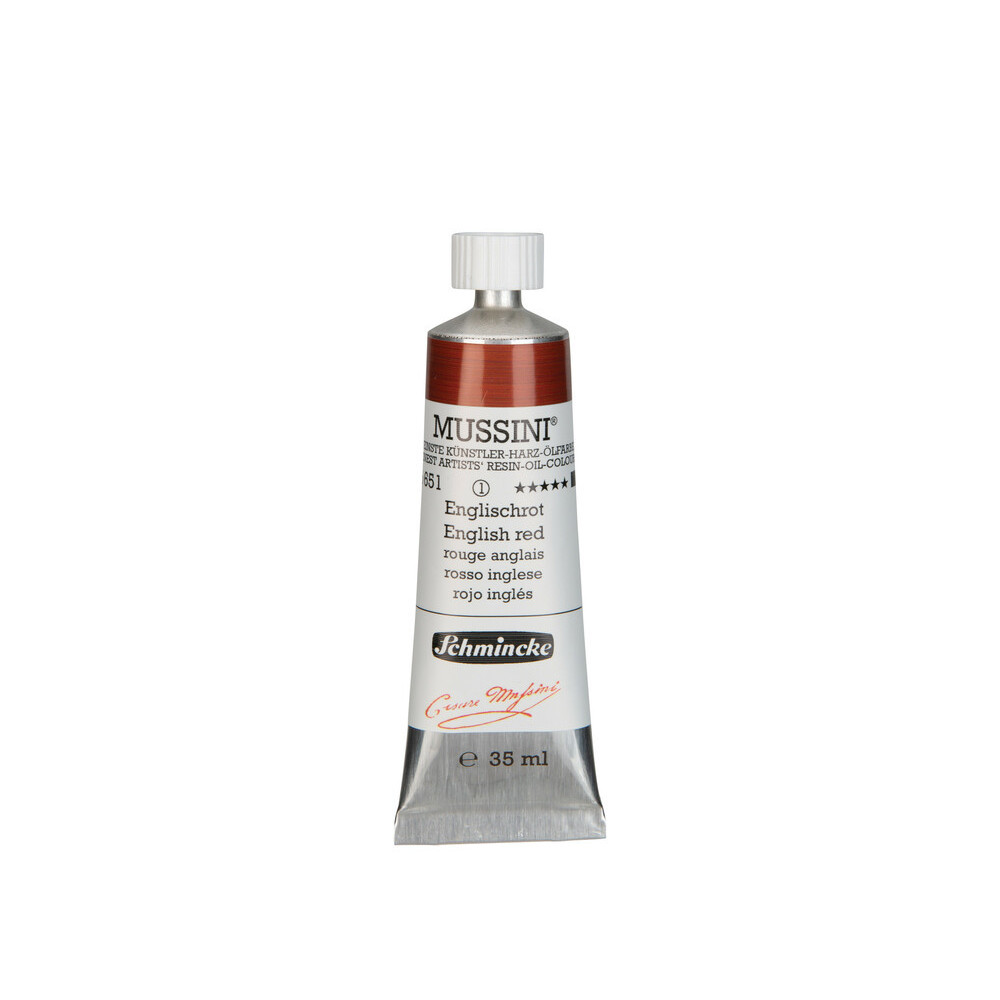 Farba olejna Mussini - Schmincke - 651, English Red, 35 ml