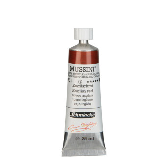 Mussini resin-oil paints - Schmincke - 651, English Red, 35 ml