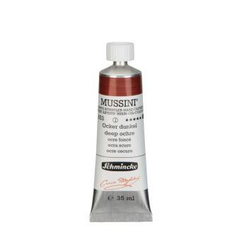 Mussini resin-oil paints - Schmincke - 653, Deep Ochre, 35 ml