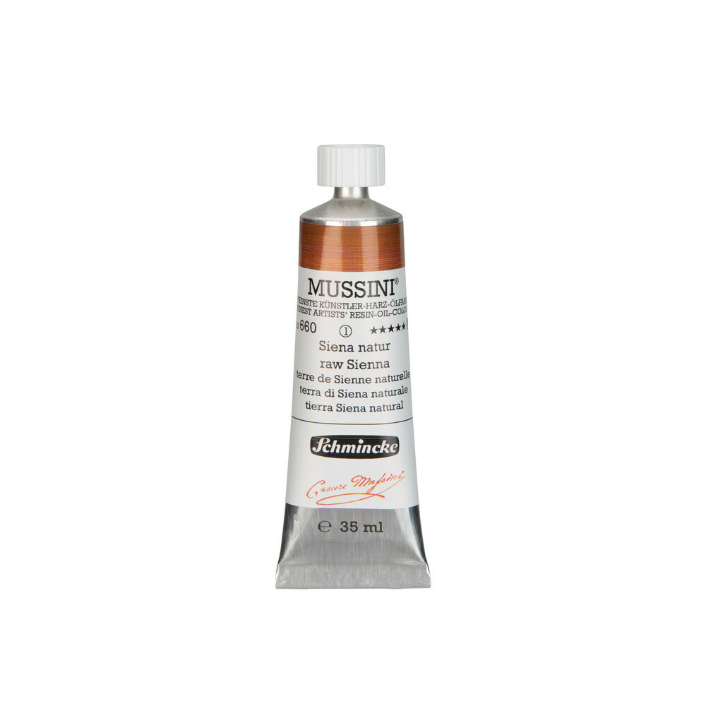 Farba olejna Mussini - Schmincke - 660, Raw Sienna, 35 ml