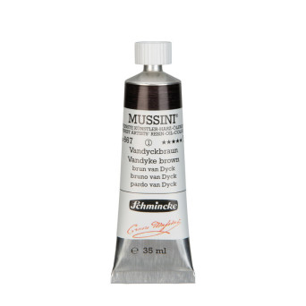 Farba olejna Mussini - Schmincke - 667, Vandyke Brown, 35 ml