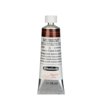 Farba olejna Mussini - Schmincke - 669, Transparent Brown Oxide, 35 ml