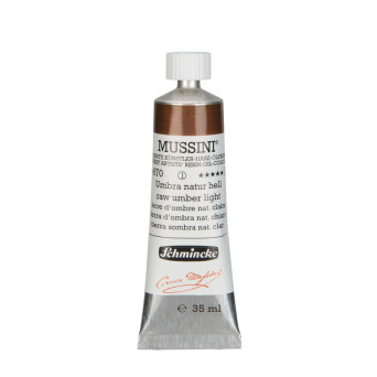 Mussini resin-oil paints - Schmincke - 670, Raw Umber Light, 35 ml