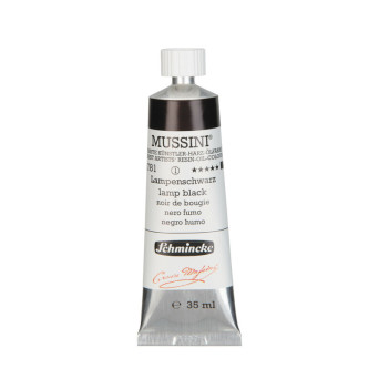 Farba olejna Mussini - Schmincke - 781, Lamp Black, 35 ml