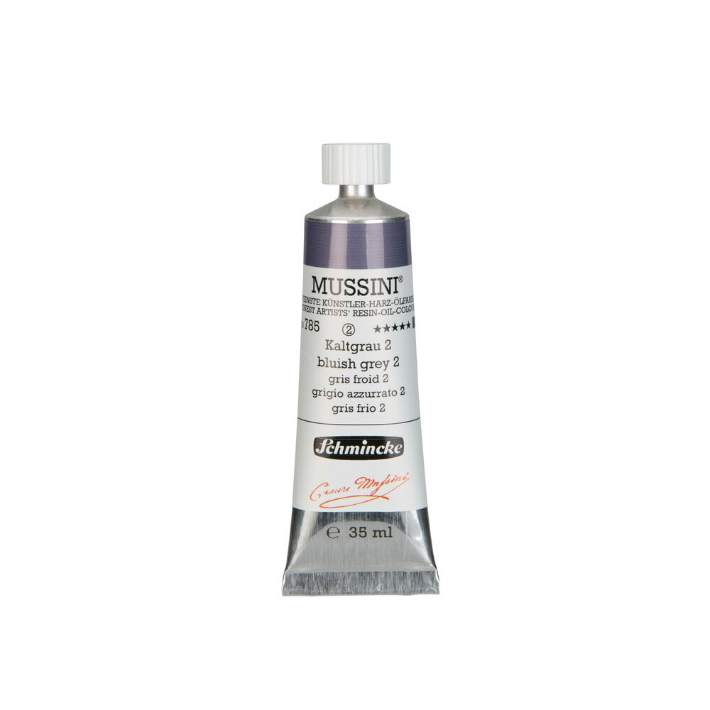 Farba olejna Mussini - Schmincke - 785, Bluish Grey 2, 35 ml