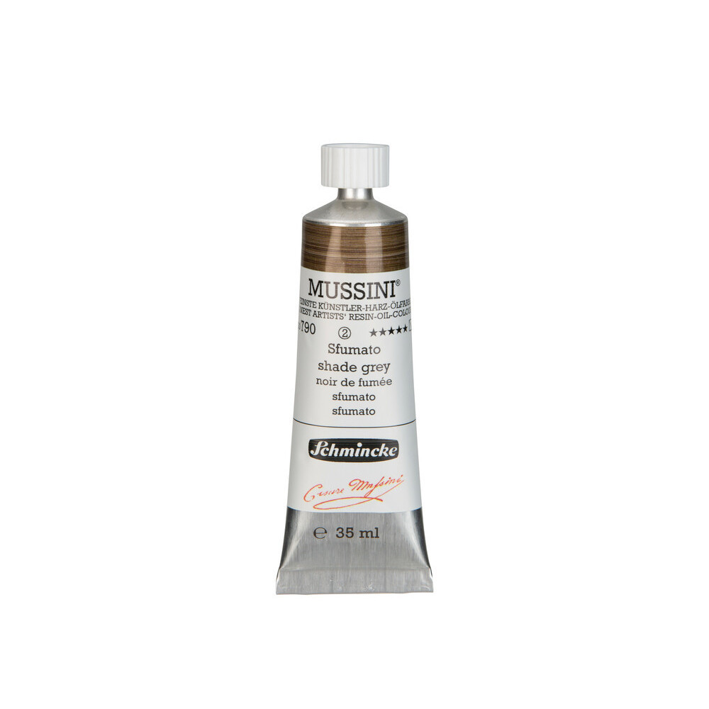Mussini resin-oil paints - Schmincke - 790, Shade Grey, 35 ml