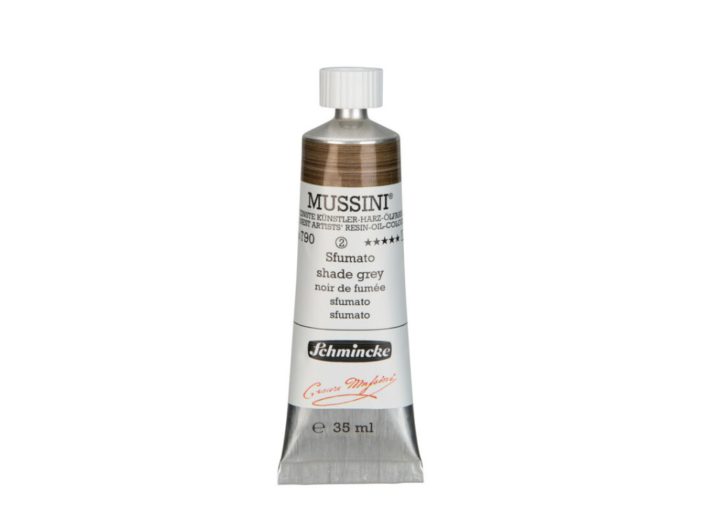 Mussini resin-oil paints - Schmincke - 790, Shade Grey, 35 ml