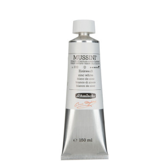 Farba olejna Mussini - Schmincke - 102, Zinc White, 150 ml