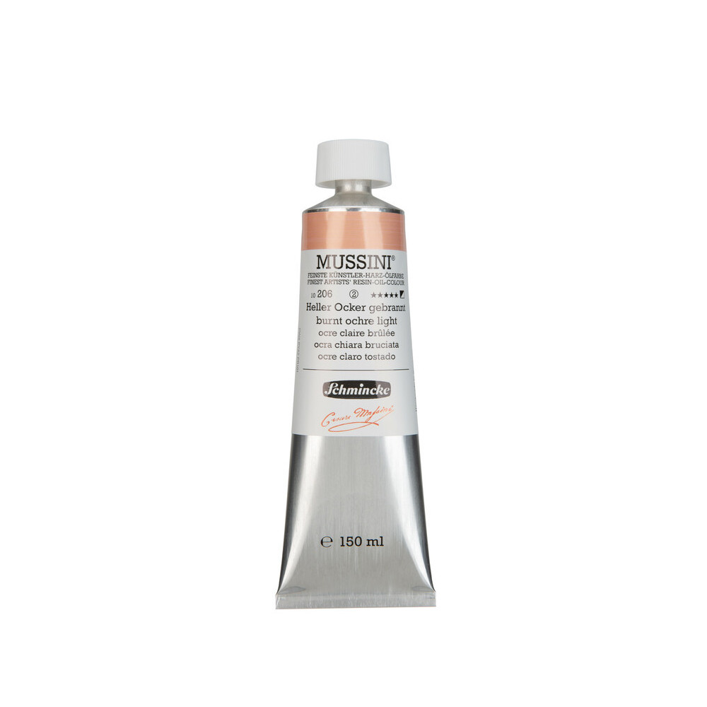 Farba olejna Mussini - Schmincke - 206, Burnt Ochre Light, 150 ml