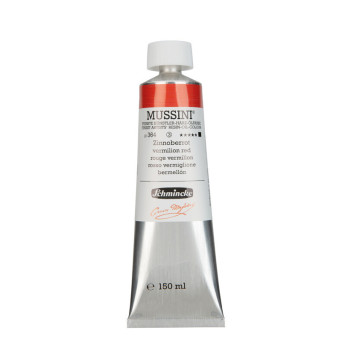 Mussini resin-oil paints - Schmincke - 364, Vermilion Red, 150 ml