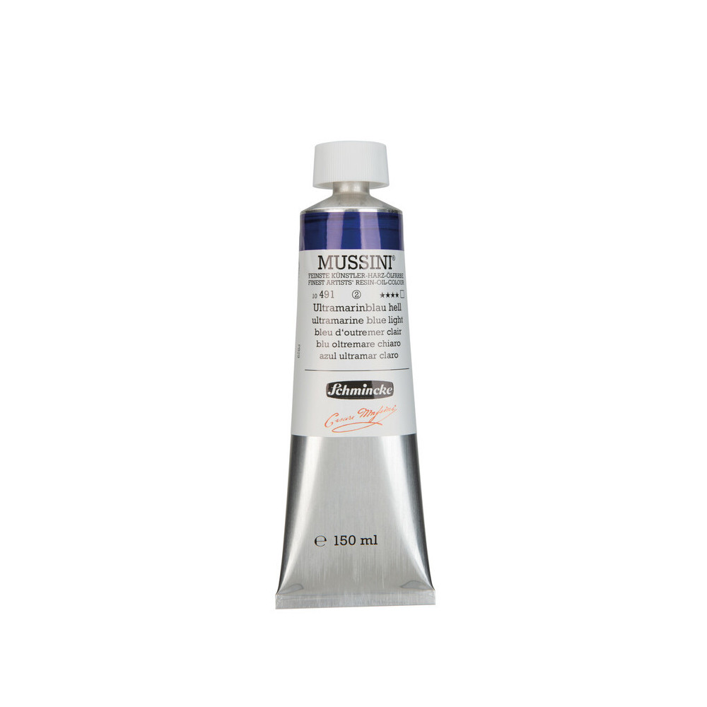 Farba olejna Mussini - Schmincke - 491, Ultramarine Blue Light, 150 ml