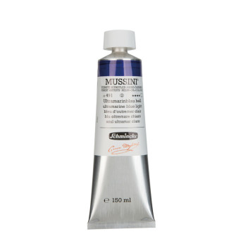 Mussini resin-oil paints - Schmincke - 491, Ultramarine Blue Light, 150 ml