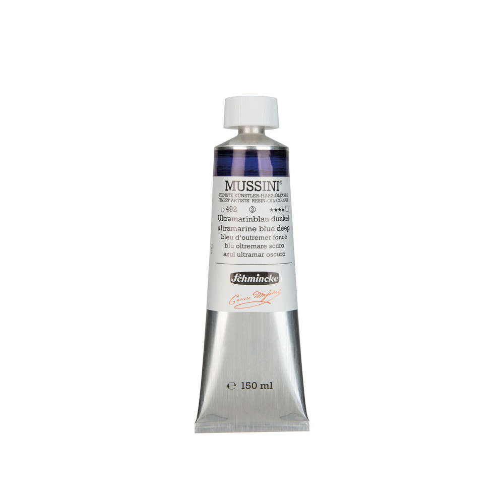 Farba olejna Mussini - Schmincke - 492, Ultramarine Blue Deep, 150 ml