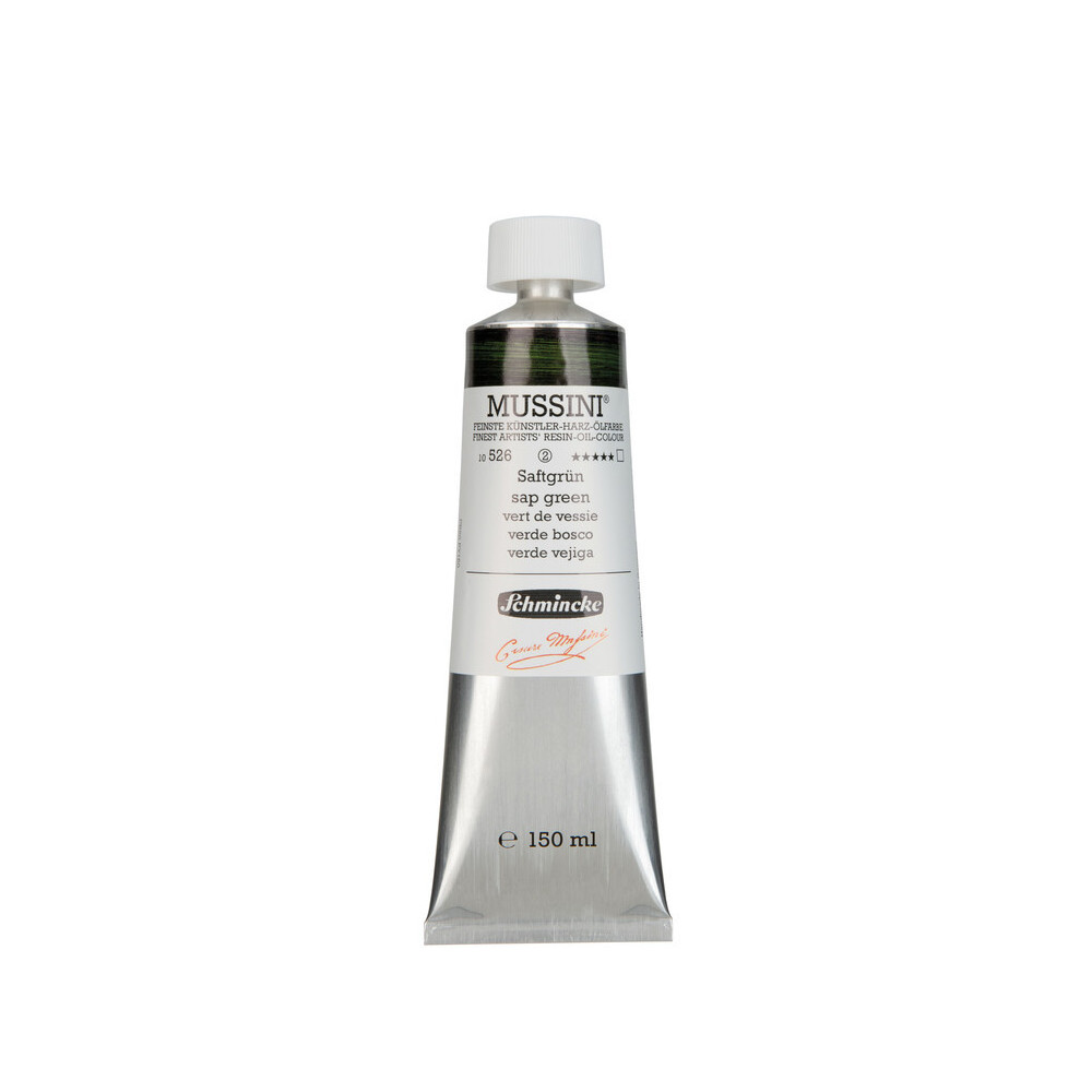 Mussini resin-oil paints - Schmincke - 526, Sap Green, 150 ml
