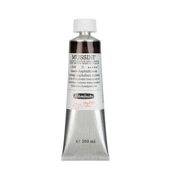 Mussini resin-oil paints - Schmincke - 645, Transparent Asphaltum Brown, 150 ml