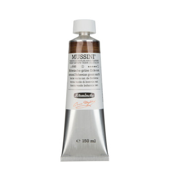 Mussini resin-oil paints - Schmincke - 646, Natural Bohemian Green Earth, 150 ml