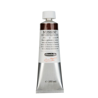 Mussini resin-oil paints - Schmincke - 661, Natural Burnt Sienna, 150 ml