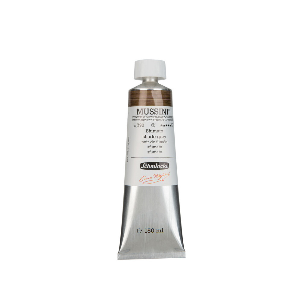 Mussini resin-oil paints - Schmincke - 790, Shade Grey, 150 ml