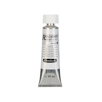 Farba akrylowa Akademie - Schmincke - 111, Titanium White, 60 ml