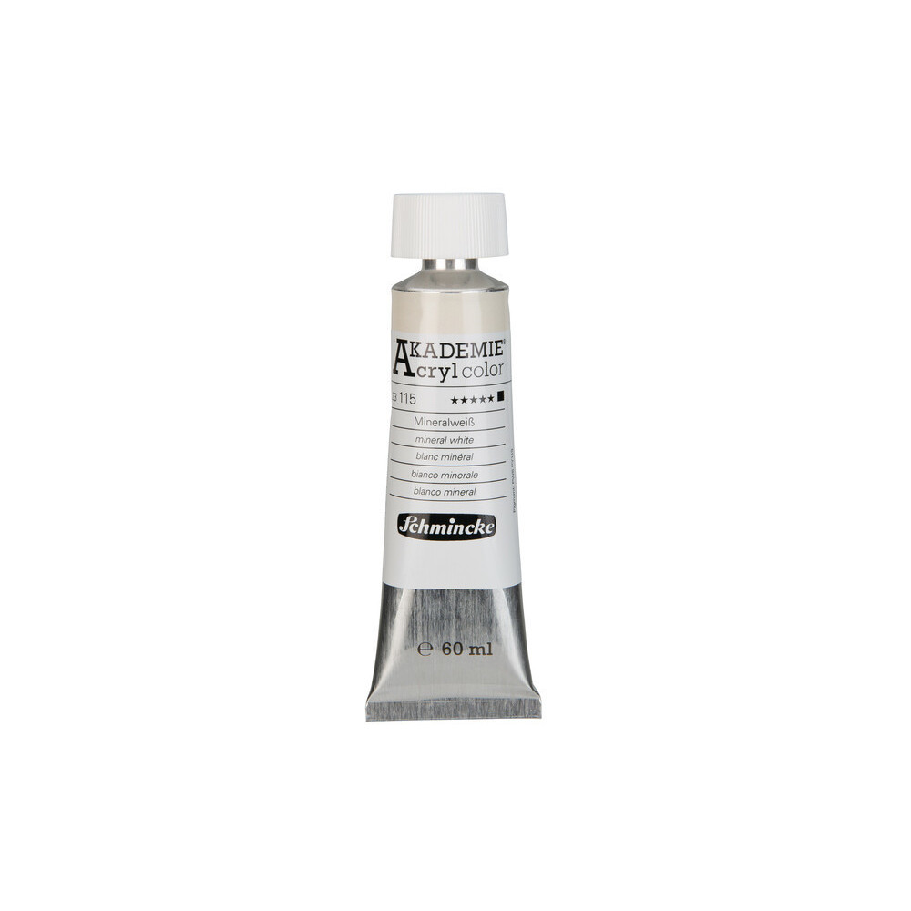 Farba akrylowa Akademie - Schmincke - 115, Mineral White, 60 ml