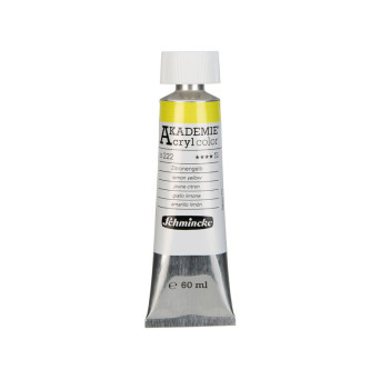 Farba akrylowa Akademie - Schmincke - 222, Yellow Lemon, 60 ml