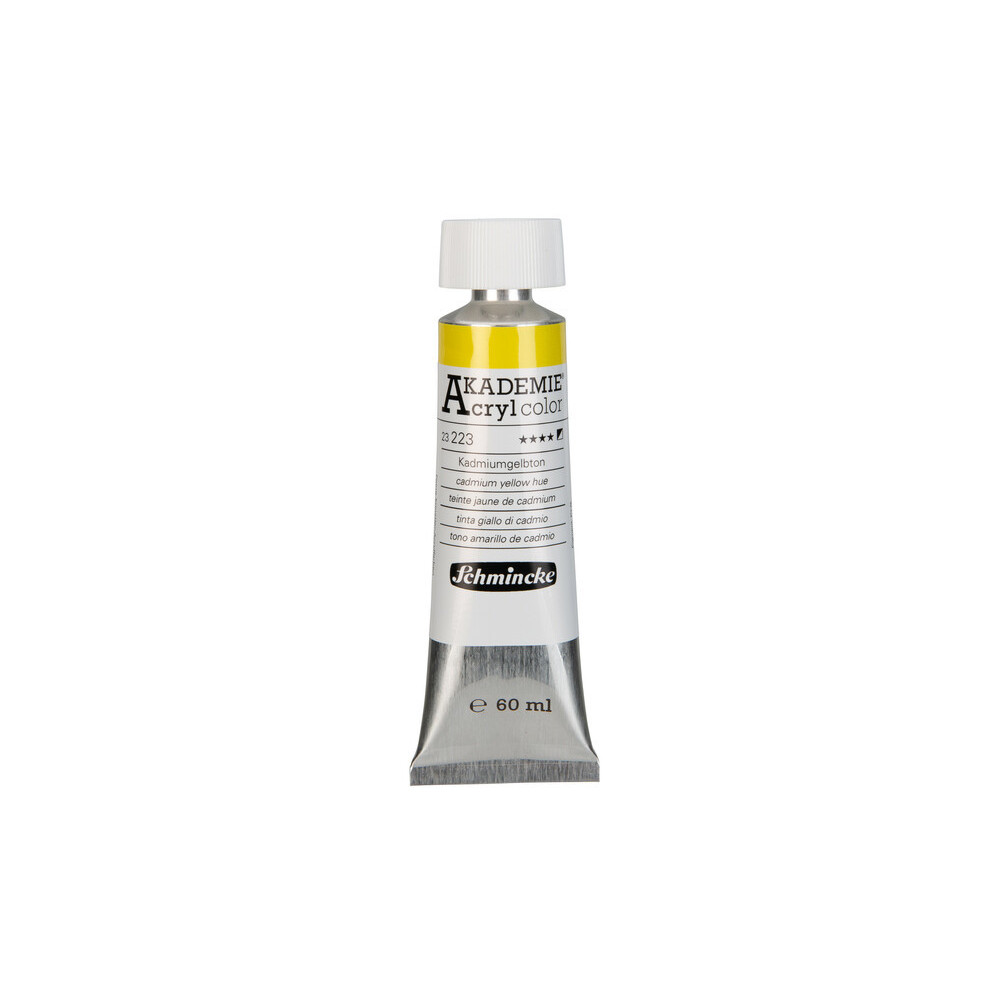 Akademie acrylic paints - Schmincke - 223, Cadmium Yellow Hue, 60 ml