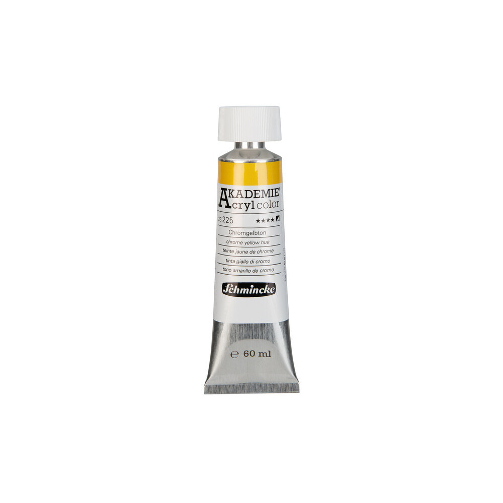 Akademie acrylic paints - Schmincke - 225, Chrome Yellow Hue, 60 ml