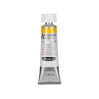 Akademie acrylic paints - Schmincke - 225, Chrome Yellow Hue, 60 ml